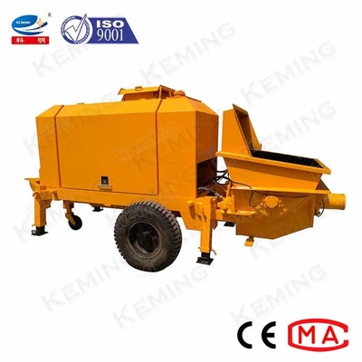 Village Canal Drain Small Concrete Pump 45kw With Diesel Engine