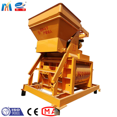 80mm Aggregate Concrete Mixer KEMING JS Type For Concrete Mixing Plant