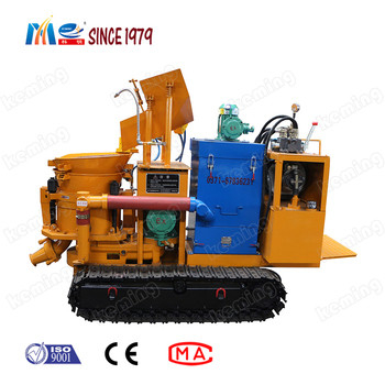 Remote Conveying Gunite Machine Used For Tunnel Mining Hydraulic