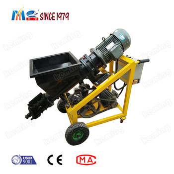 Vertical Structure Mortar Plastering Machine 2 Mpa For Cement Spraying