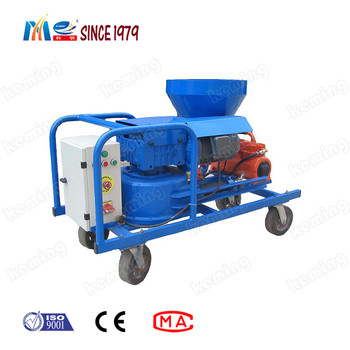 Electric Engine KHT Mortar Plastering Machine Equipped 3 Mpa For Gypsum