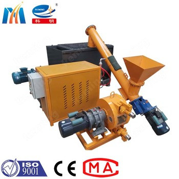 Piston Structure Pump Concrete Block Making Machine For Building Thermal Insulation