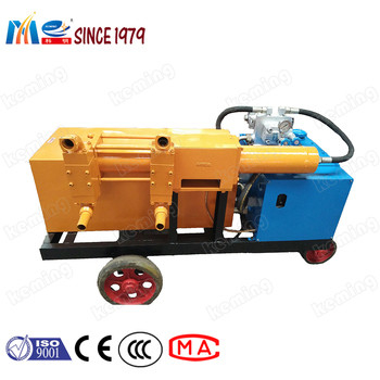 Special Suction Cement Grouting Pump Discharge Valve Hydraulic To Fill In Void