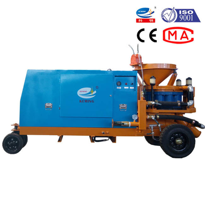 3 M3 / H Wet Concrete Jet Shotcrete Machine Pit Protection Project KSP Diesel Engine