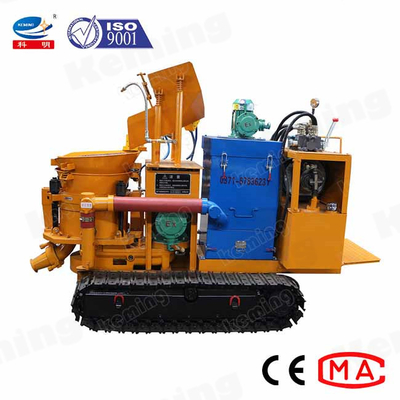 Hydropower Projects Trailer Dry Shotcrete Machine For Canal Lock Simple Operation
