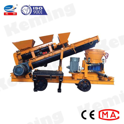 Dry Gunite Jet Concrete Shotcrete Machine 8m3/H For Plastering