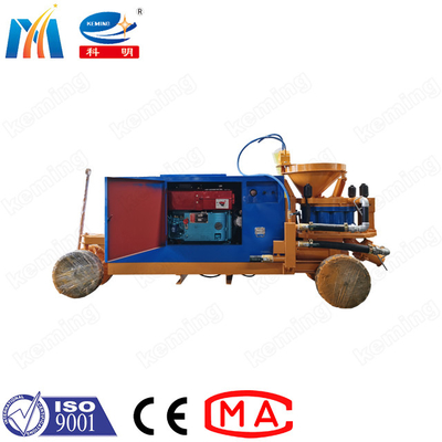 Diesel Engine Wet Mix Shotcrete Machine 10m3/H High Efficiency