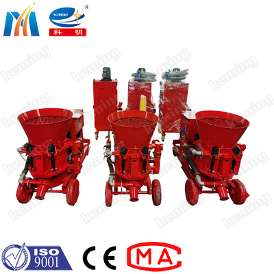 Coal Mine Spraying Refractory Shotcrete Machine With Dust Collector