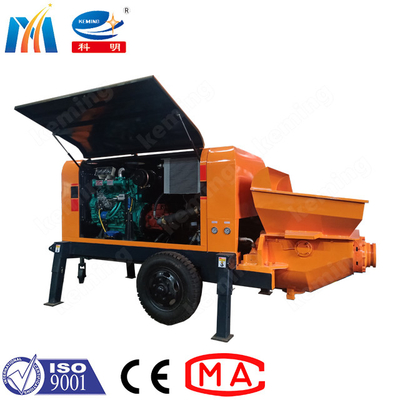 Wet Concrete Gunite Pump For Pouring Mould Diesel Engine