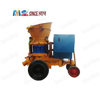 Electric Motor Mine Dry Gunite Shotcrete Machine 9m3/H 0.6Mpa