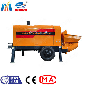 34m3/H Portable Concrete Grout Pump 55kw Mortar Pump Machine