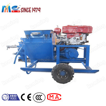 Light Weight Diesel Motor Mortar Grout Pump For Bridge Engineering Construction