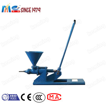 No Electricity Manual Cement Grouting Pump Machine Adjustable Grouting Flow