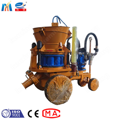 KPZ 0.6 MPa Pneumatic Driven Shotcrete Machine Dry Pumpcrete With Spare Parts