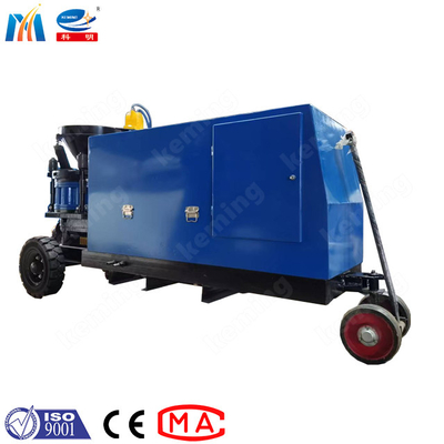 Straight-Through Rotor Type Shotcrete Machine KSP - 7 Rotor Shotcrete Machine Wet Dry For Culvert Support