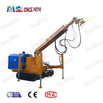 4 Hydraulic Legs Shotcrete Robot Machine Wet Concrete For Hydropower Station