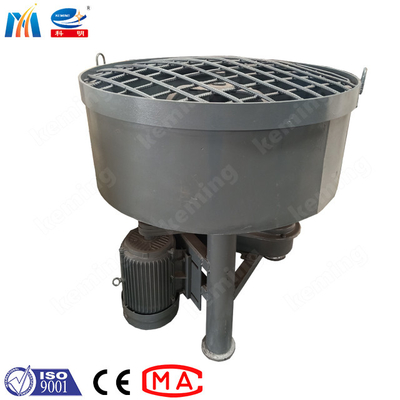 JW Industrial Concrete Pan Mixer Dry Concrete Aggregate Mixing With Mixing Blade