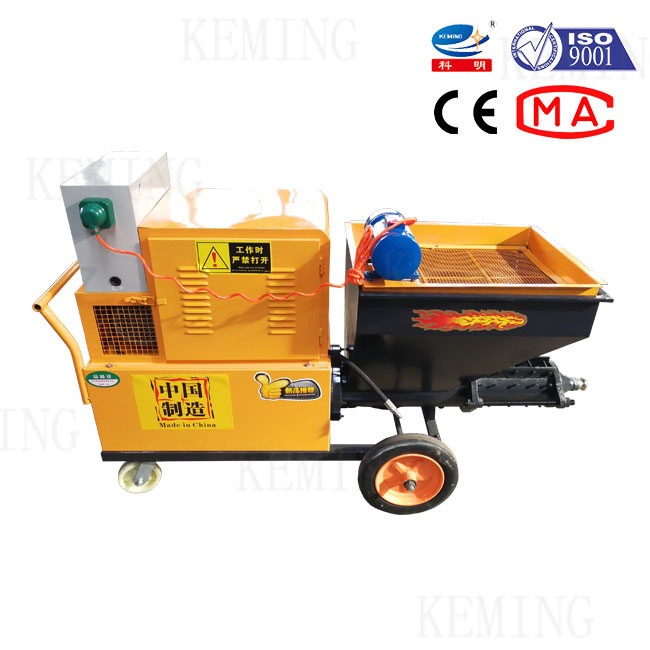 7.5kw Motor Cement Grouting Pump Cement Plastering Machine For Paint 1.8 - 7.0mpa Pressure