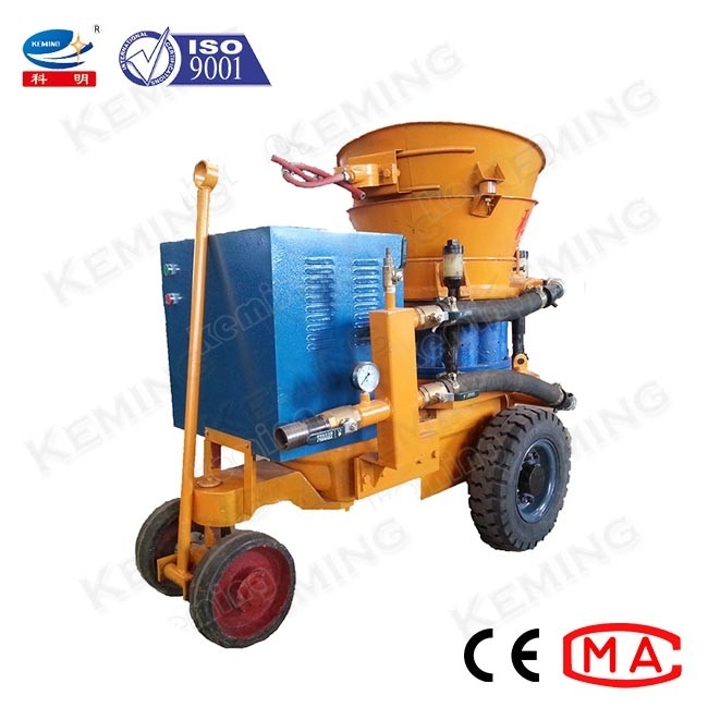 4m3/H Dust Removal Dedusting Dry Mix Shotcrete Machine Slope Supporting