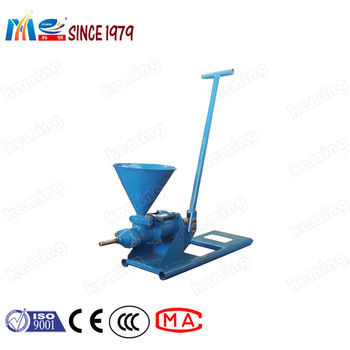 Adjustable Grouting Speed Mortar Grout Manual Pump Machine For Tunnel ...