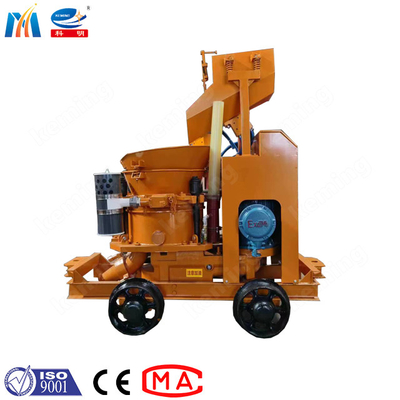 7.5 Kw Dry Concrete Aggregate Shotcrete Machine Long Conveying Distance Dust Removal