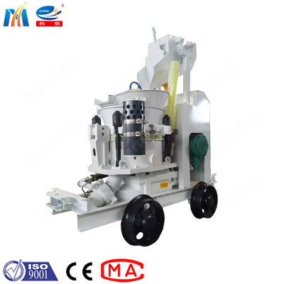 100 M Conveying Distance Dry Gunite Shotcrete Machine 440V Driven By Motor