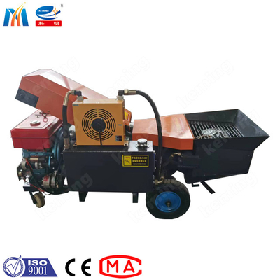 Small Diesel Concrete Pump Conveying Machine 600kg For House Construction