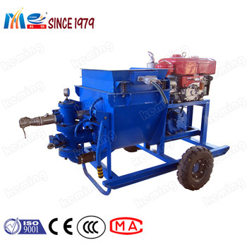 KEMING Removable Wheels Machine KBS Mortar Pump Used For Mending 60L/Min