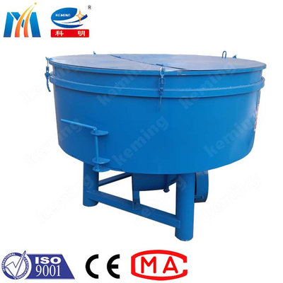 Blades KEMING KJW Grout Concrete Pan Mixer 7.5kw For Good Mixing Effect