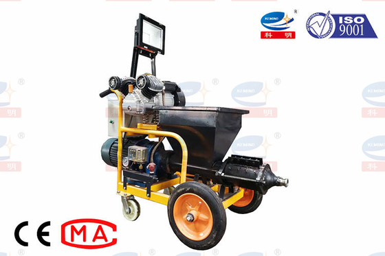 Stucco Plastering Diesel Mortar Spraying Machine 4kw For Hydropower Station