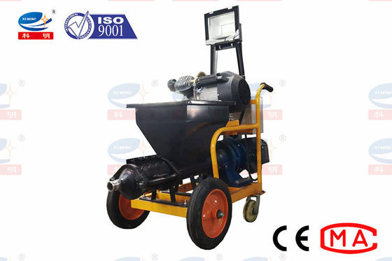 Stucco Plastering Diesel Mortar Spraying Machine 4kw For Hydropower Station