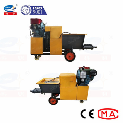 Diesel Engine Mortar Plastering Machine House Inner Wall Putty Spraying Machine