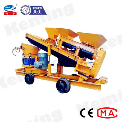 Dry Gunite Jet Concrete Shotcrete Machine 8m3/H For Plastering