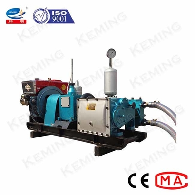 KBW 7 Mpa Waterproof Grouting Piston Pump Horizontal Triplex Pump For Engineering