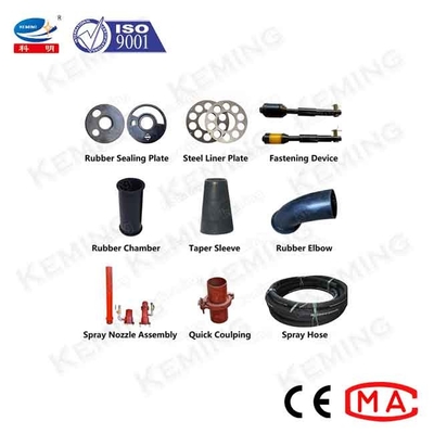 Rotor Lining Plate Shotcrete Machine Spare Parts Wear Resistance