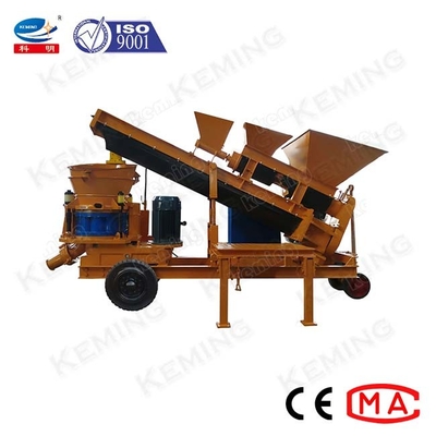 Dry Gunite Jet 7.5Kw Concrete Shotcrete Machine 8m3/H For Mine Tunnel