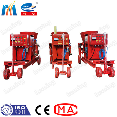 Coal Mine Spraying Refractory Shotcrete Machine With Dust Collector