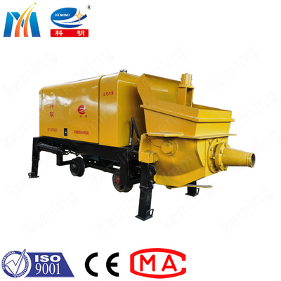 Discharge Pressure 100m Concrete Pumping Diesel Engine Wet Concrete Gunite