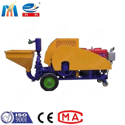 Multifunctional Diesel Mortar Plastering Machine Remote Control With Double Cylinder