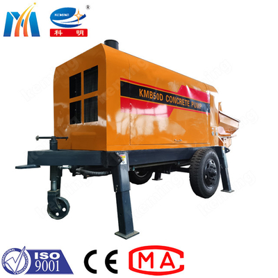 Diesel Engine S Tube Shotcrete Concrete Pump 55kw Tunnel Construction