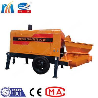 Wet Concrete Gunite Pump For Pouring Mould Diesel Engine