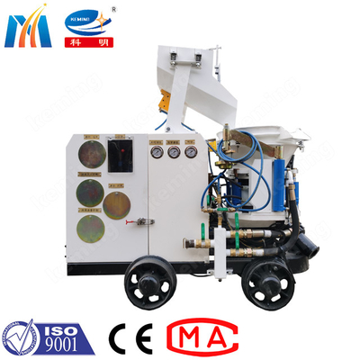 500 M Long Spraying Distance Concrete Spraying Machine With Hydraulic Automatic Pressing And Lubrication System