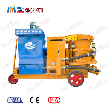 51mm Concrete Spraying Dedusting Gunite Machine 7m3/H 7.5kw