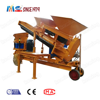 Tunnel Culvert Subway Shotcrete Machine Self Loading With Feeder Mixer