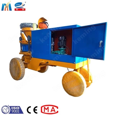 Straight-Through Rotor Type Shotcrete Machine KSP - 7 Rotor Shotcrete Machine Wet Dry For Culvert Support