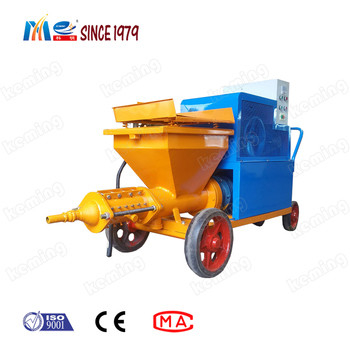 Good Performance KEMING Mortar Spraying Machine Using Horizontal Structure