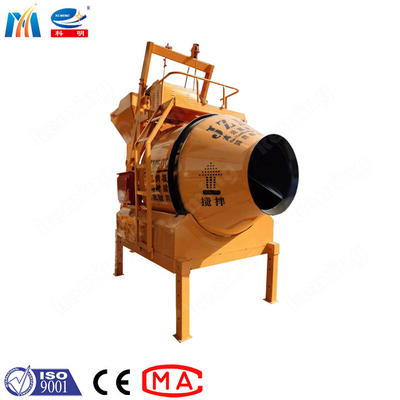 Tyre Movable concrete mixer JZM self- falling Engine Drum Mixer With Hopper