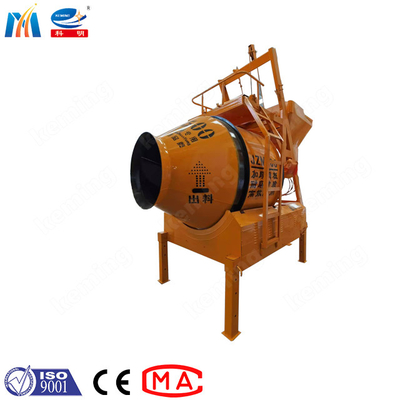 Tyre Movable concrete mixer JZM self- falling Engine Drum Mixer With Hopper