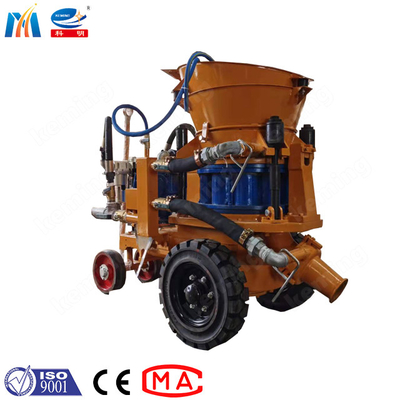 Pneumatic Shotcrete Pool Making Machine Driven Wet Concrete Gunite