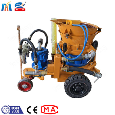 Pneumatic Shotcrete Pool Making Machine Driven Wet Concrete Gunite